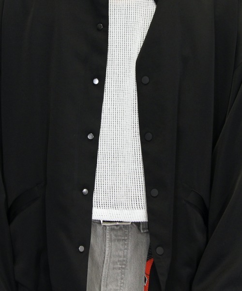 R.M GANG（アールエムギャングレベルモダニストギャング）の「R.M GANG COACH JACKET（ブルゾン・メンズ・ブラック・FREE）」の6枚目の写真