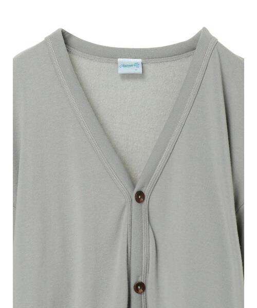 koe（コエ）の「ALORE 裏起毛カーディガン*（カーディガン/ボレロ・メンズ・ベージュ/ライトグリーン/ブラック・M/L）」の8枚目の写真