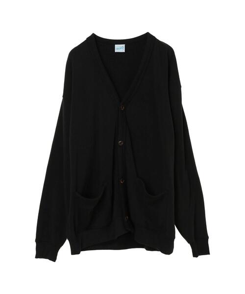 koe（コエ）の「ALORE 裏起毛カーディガン*（カーディガン/ボレロ・メンズ・ベージュ/ライトグリーン/ブラック・M/L）」の11枚目の写真