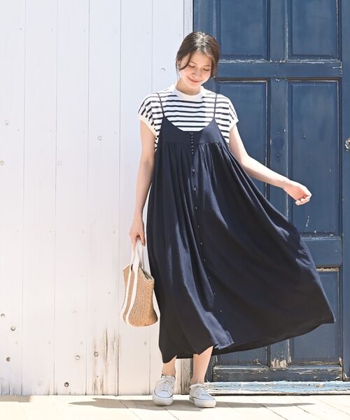 レーヨン麻キャミワンピース（ワンピース）｜rps（アールピーエス）の