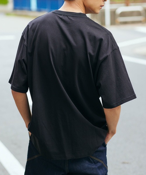 KGFR(カガフリ)の「直営店・WEB限定 KGFR(カガフリ)胸ポケット無地カットソー/Tシャツ/TEE/ポケット(Tシャツ/カットソー・メンズ・ホワイト/ライトブルー/ブラック/ブラウン/ライトグリーン/マルチ・M/L)」の12枚目の写真