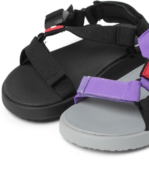 THE NORTH FACE（ザノースフェイス）の「【THE NORTH FACE(ザノースフェイス)】ストレイタム(KIDS)（サンダル・キッズ・パープル/ブラック・19.0cm/17.0cm/18.0cm/21.0cm/20.0cm）」の7枚目の写真
