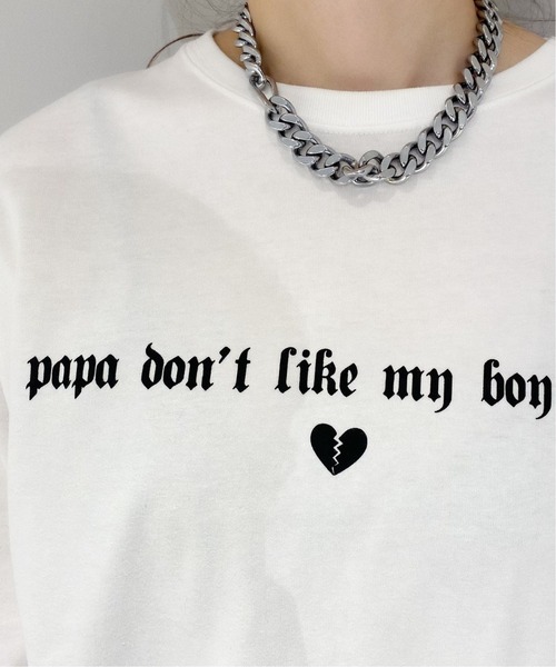tシャツ CHATON ルビー Tシャツ レディース セール】【接触冷感】筆記体ロゴプリントTシャツ《2025summer