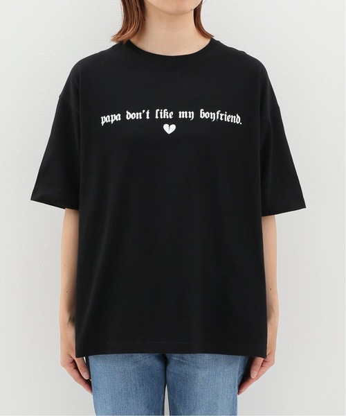 tシャツ CHATON ルビー Tシャツ レディース セール】メガネ刺繍Tシャツ（Tシャツ/カットソー）｜Lugnoncure