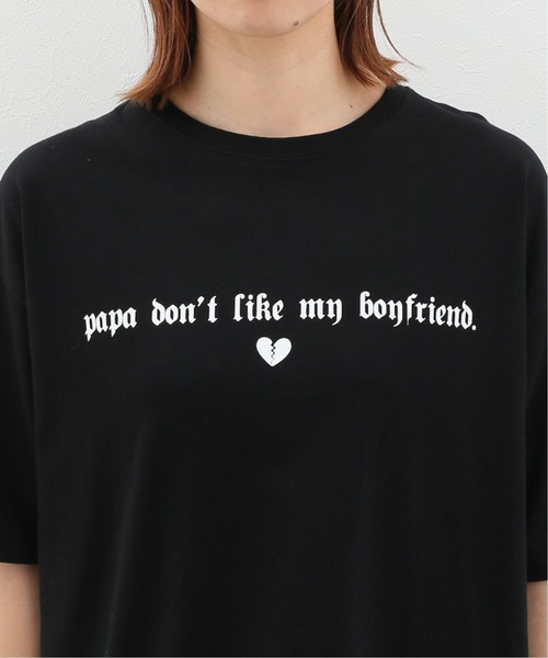 Charles Chaton（シャルルシャトン）の「big Tシャツ（Tシャツ/カットソー・レディース・ホワイト/ブラック・MEDIUM/LARGE）」の14枚目の写真