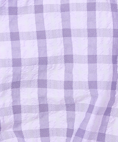 WC（ダブル シー）の「チェックフリルシャーリングブラウス（シャツ/ブラウス・レディース・ピンク/オレンジ/ライトパープル・FREE）」の10枚目の写真