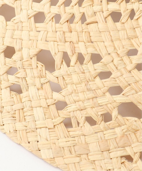 Simplicite（サンプリシテ）の「透かし柄編みハット（ハット・レディース・ブラック/ベージュ・FREE）」の10枚目の写真