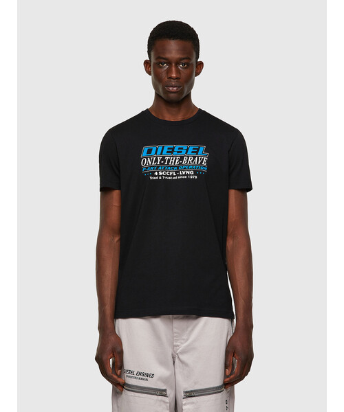 メンズ Tシャツ フロント プリント Tシャツ カットソー Diesel ディーゼル のファッション通販 Zozotown