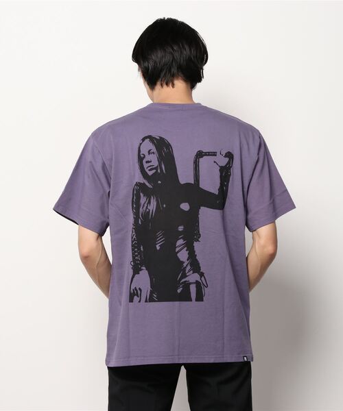 HYSTERIC GLAMOUR（ヒステリックグラマー）の「DOMINANT WOMAN Tシャツ（Tシャツ/カットソー・メンズ・ホワイト/ブラック/パープル・SMALL/MEDIUM/LARGE/X-LARGE）」の7枚目の写真