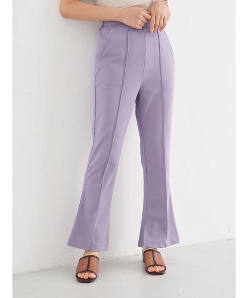 earth music&ecology（アースミュージックアンドエコロジー）の「スタイリッシュカットパンツ ＊（その他パンツ・レディース・ブラック/ラベンダー/グリーン系その他2・S/M）」の4枚目の写真