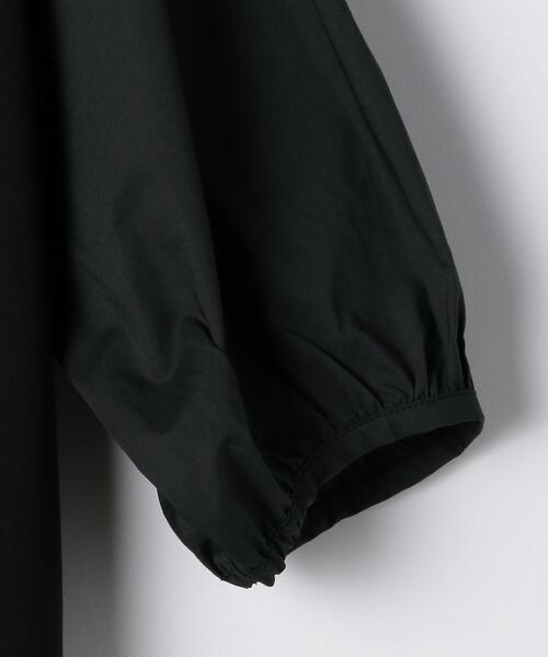 green label relaxing（グリーンレーベルリラクシング）の「FFC ソデ フハク コンビ ワンピース（ワンピース・レディース・ブラック/オリーブ・FREE）」の12枚目の写真