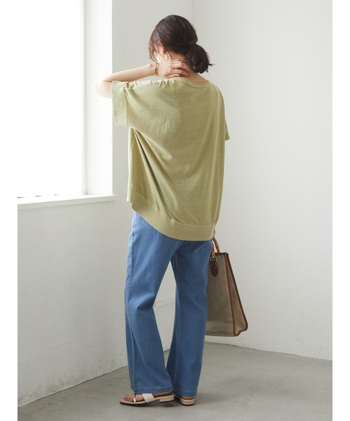 Green Parks(グリーンパークス)の「ストレートデニムパンツ*(その他パンツ・レディース・インディゴブルー/ライトインディゴブルー・FREE)」の13枚目の写真