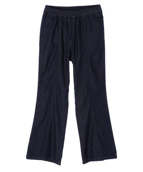 Green Parks(グリーンパークス)の「ストレートデニムパンツ*(その他パンツ・レディース・インディゴブルー/ライトインディゴブルー・FREE)」の14枚目の写真