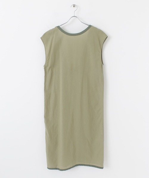 ITEMS URBANRESEARCH（アイテムズ アーバンリサーチ）の「パイピングガウン（その他アウター・レディース・スミクロ/ライトカーキ/ベージュ・FREE）」の8枚目の写真