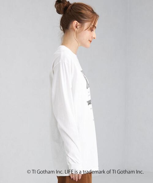 GOOD ROCK SPEED（グッドロックスピード）の「【別注】＜GOOD ROCK SPEED＞ LIFE ロングスリーブ フォト Tシャツ カットソー（Tシャツ/カットソー・レディース・ブラック/ダークブラウン/オフホワイト/その他1・FREE）」の6枚目の写真