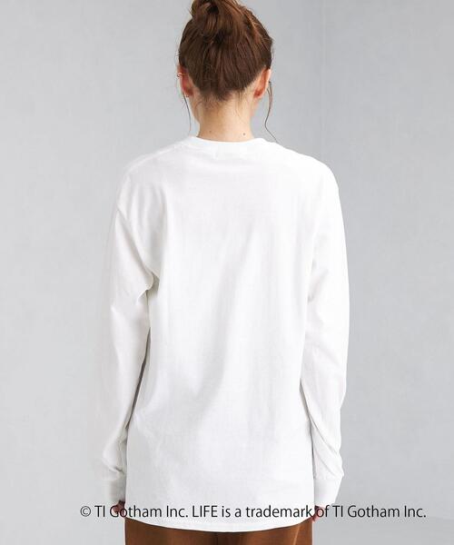 GOOD ROCK SPEED（グッドロックスピード）の「【別注】＜GOOD ROCK SPEED＞ LIFE ロングスリーブ フォト Tシャツ カットソー（Tシャツ/カットソー・レディース・ブラック/ダークブラウン/オフホワイト/その他1・FREE）」の7枚目の写真