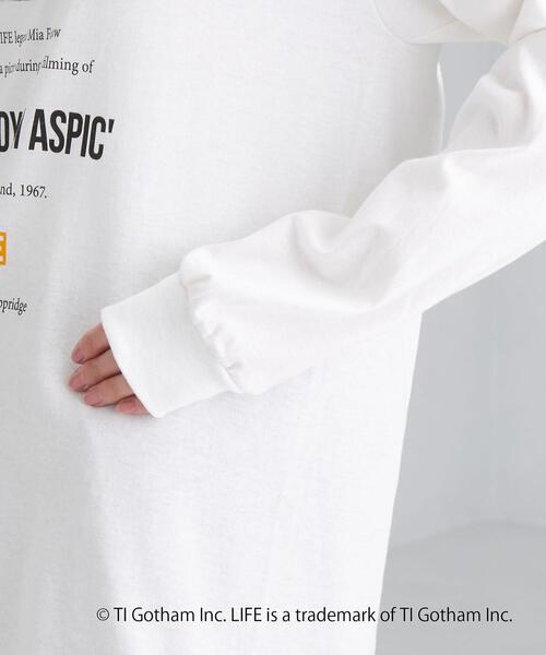 GOOD ROCK SPEED（グッドロックスピード）の「【別注】＜GOOD ROCK SPEED＞ LIFE ロングスリーブ フォト Tシャツ カットソー（Tシャツ/カットソー・レディース・ブラック/ダークブラウン/オフホワイト/その他1・FREE）」の9枚目の写真