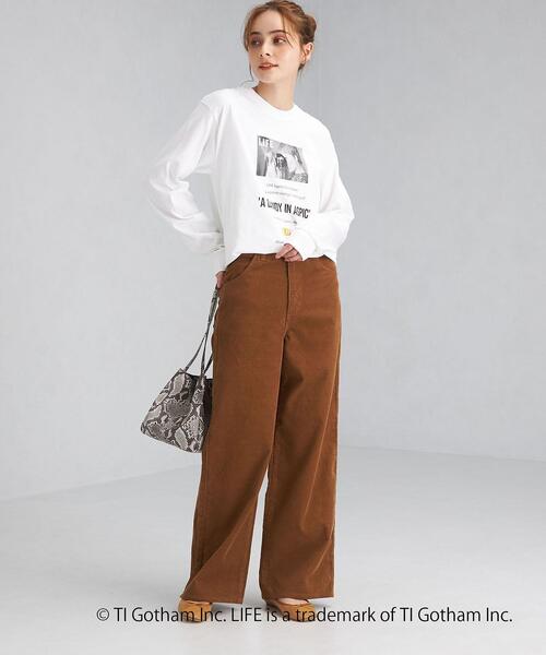 GOOD ROCK SPEED（グッドロックスピード）の「【別注】＜GOOD ROCK SPEED＞ LIFE ロングスリーブ フォト Tシャツ カットソー（Tシャツ/カットソー・レディース・ブラック/ダークブラウン/オフホワイト/その他1・FREE）」の18枚目の写真