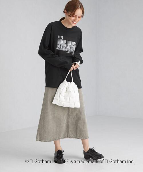 GOOD ROCK SPEED（グッドロックスピード）の「【別注】＜GOOD ROCK SPEED＞ LIFE ロングスリーブ フォト Tシャツ カットソー（Tシャツ/カットソー・レディース・ブラック/ダークブラウン/オフホワイト/その他1・FREE）」の14枚目の写真