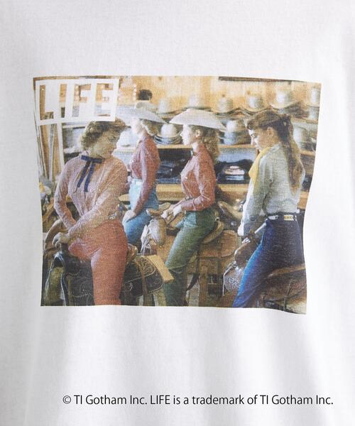 GOOD ROCK SPEED（グッドロックスピード）の「【別注】＜GOOD ROCK SPEED＞ LIFE ロングスリーブ フォト Tシャツ カットソー（Tシャツ/カットソー・レディース・ブラック/ダークブラウン/オフホワイト/その他1・FREE）」の19枚目の写真