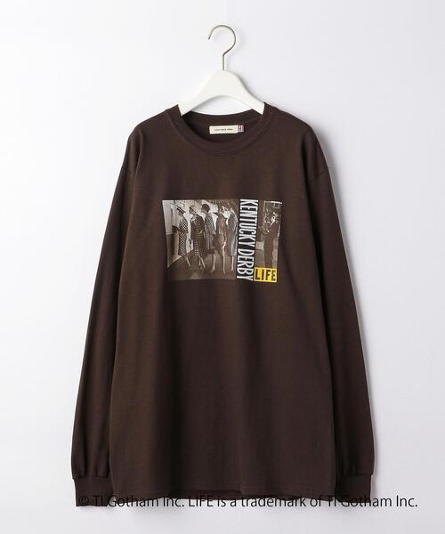 GOOD ROCK SPEED（グッドロックスピード）の「【別注】＜GOOD ROCK SPEED＞ LIFE ロングスリーブ フォト Tシャツ カットソー（Tシャツ/カットソー・レディース・ブラック/ダークブラウン/オフホワイト/その他1・FREE）」の21枚目の写真