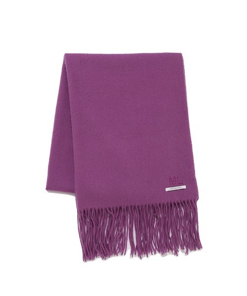 Mila Owen（ミラオーウェン）の「ウールストール（ストール/ショール・レディース・ベージュ/ブルー/アイボリー/パープル・FREE）」の4枚目の写真