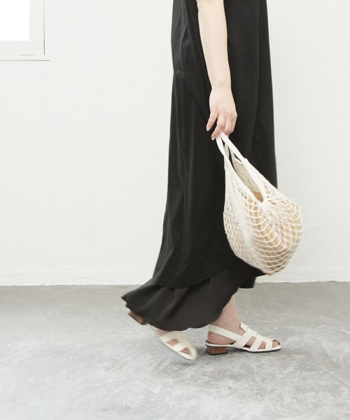 grandfleur（グランドフルール）の「グルカサンダル（サンダル・レディース・ブラック/ホワイト・S/M/LL/L）」の5枚目の写真