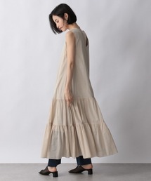 LOWRYS FARM | ティアードボイルワンピースノースリーブ　957896(ワンピース)