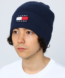 tommy jeans | フラッグロゴコットンニットキャップ(ニットキャップ/ビーニー)