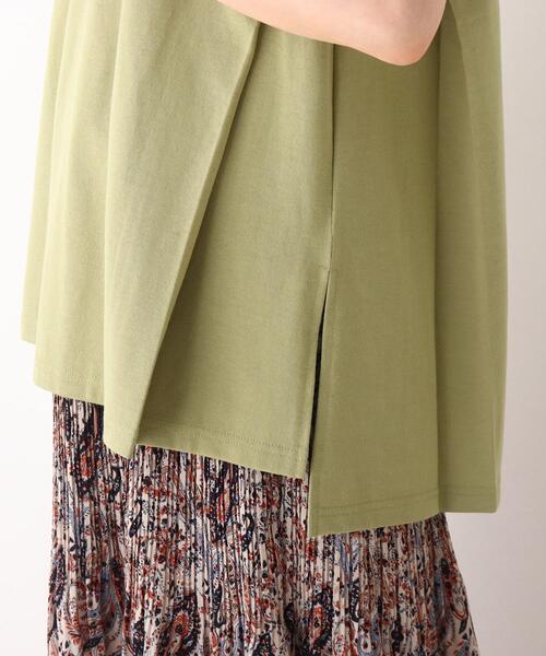 DRESKIP（ドレスキップ）の「◆ショルダータックTシャツ（Tシャツ/カットソー・レディース・カーキ/グレー系その他/ベージュ系その他6/ナチュラル・03/02）」の17枚目の写真