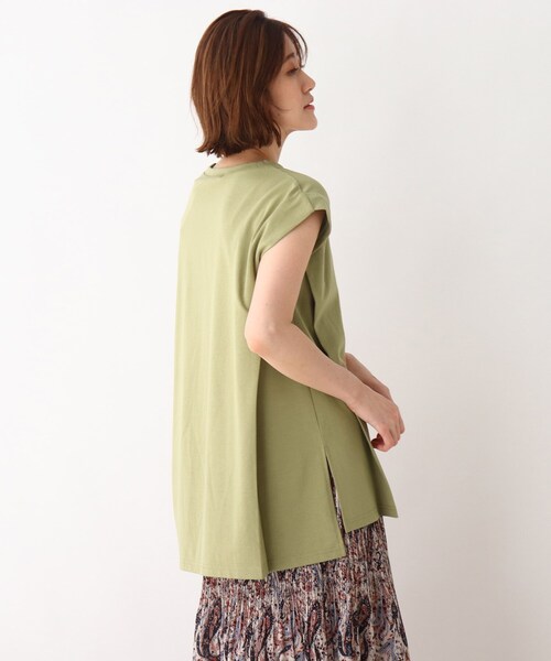 DRESKIP（ドレスキップ）の「◆ショルダータックTシャツ（Tシャツ/カットソー・レディース・カーキ/グレー系その他/ベージュ系その他6/ナチュラル・03/02）」の19枚目の写真