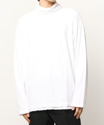 【レイヤード仕様】ATON/FRESCA LAYERED PULLOVER (8 ATON（エイトン）の「【ATON】 FRESCA LAYERED HIGHNECK