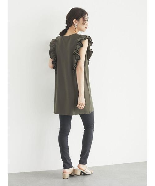 Green　Parks（グリーンパークス）の「ブラックデニムスキニーパンツ＊（デニムパンツ・レディース・ブラック・S/M/L）」の14枚目の写真