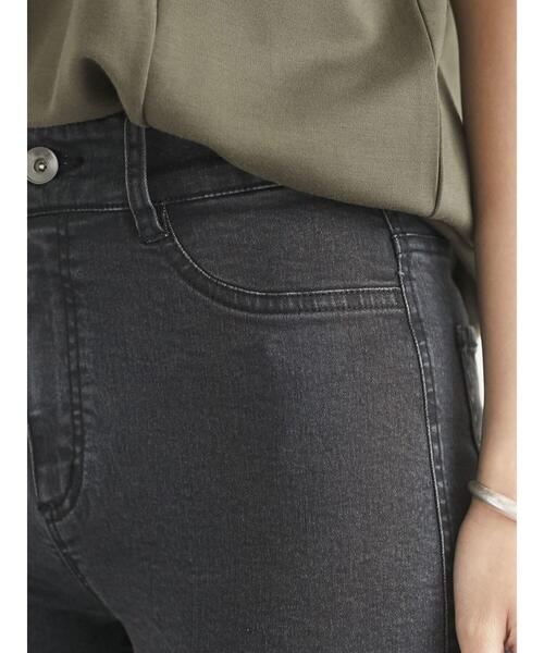 Green　Parks（グリーンパークス）の「ブラックデニムスキニーパンツ＊（デニムパンツ・レディース・ブラック・S/M/L）」の9枚目の写真