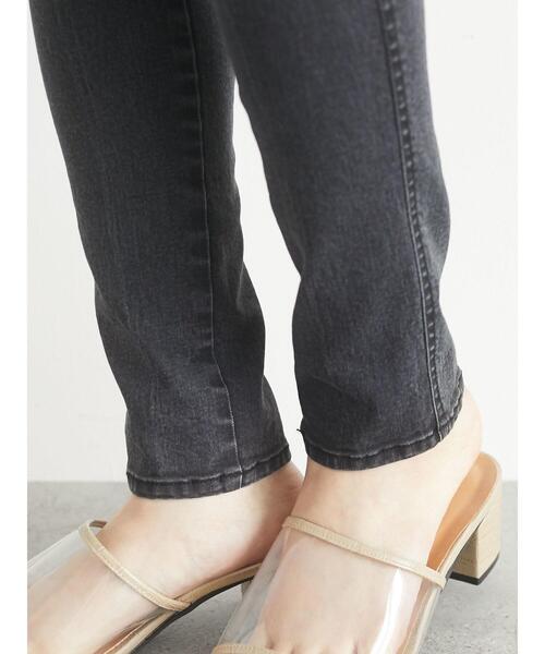 Green　Parks（グリーンパークス）の「ブラックデニムスキニーパンツ＊（デニムパンツ・レディース・ブラック・S/M/L）」の11枚目の写真