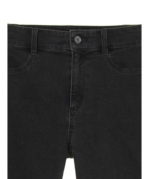 Green　Parks（グリーンパークス）の「ブラックデニムスキニーパンツ＊（デニムパンツ・レディース・ブラック・S/M/L）」の13枚目の写真