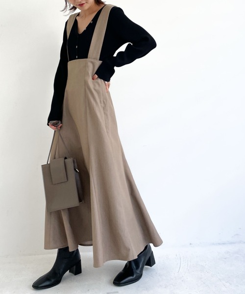 archives（アルシーヴ）の「サス付きマーメードスカート（スカート・レディース・ベージュ/ブラウン/レッド系その他/グレイッシュベージュ・MEDIUM）」の8枚目の写真