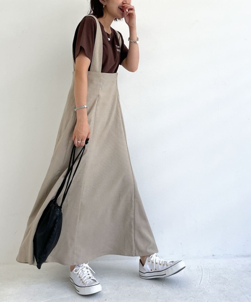 archives（アルシーヴ）の「サス付きマーメードスカート（スカート・レディース・ベージュ/ブラウン/レッド系その他/グレイッシュベージュ・MEDIUM）」の11枚目の写真