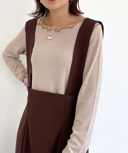 archives（アルシーヴ）の「サス付きマーメードスカート（スカート・レディース・ベージュ/ブラウン/レッド系その他/グレイッシュベージュ・MEDIUM）」の7枚目の写真