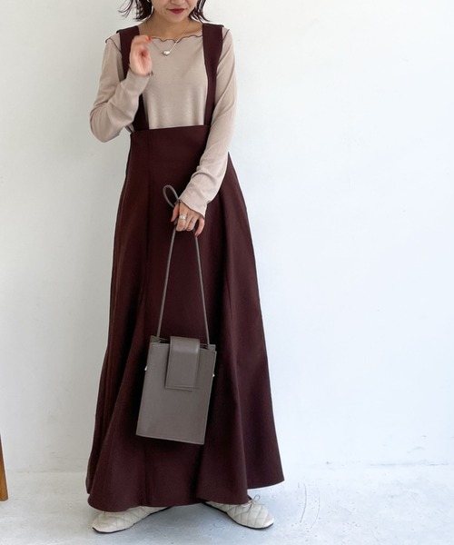 archives（アルシーヴ）の「サス付きマーメードスカート（スカート・レディース・ベージュ/ブラウン/レッド系その他/グレイッシュベージュ・MEDIUM）」の13枚目の写真