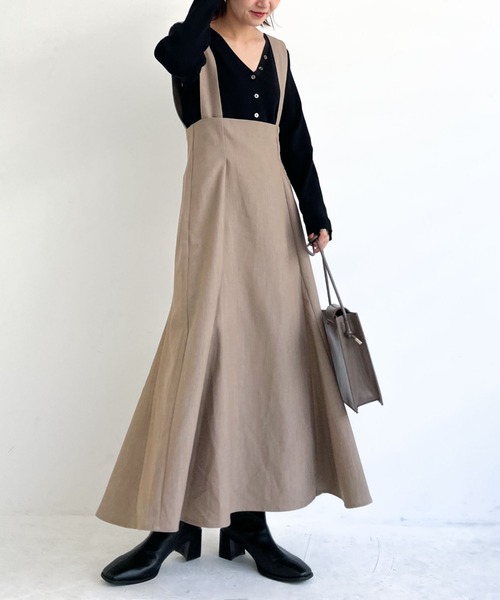 archives（アルシーヴ）の「サス付きマーメードスカート（スカート・レディース・ベージュ/ブラウン/レッド系その他/グレイッシュベージュ・MEDIUM）」の19枚目の写真