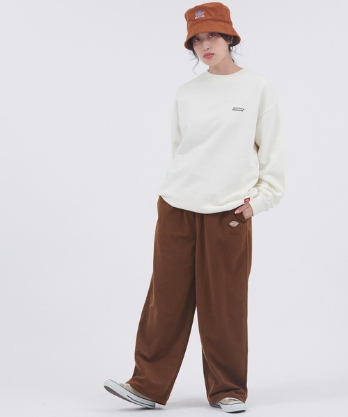 Dickies（ディッキーズ）の「Dickies/ディッキーズ コットン裏毛ロゴデザインプリントスウェット（スウェット・レディース・ブルー/ホワイト系その他4/ブラウン/ホワイト系その他2/ブラック/ラベンダー/オフホワイト/ホワイト系その他3・M/L）」の21枚目の写真