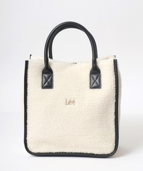 Lee（リー）の「Lee（リー）ボアパイピングトート（ハンドバッグ・レディース・ブラック/オフホワイト/ブラウン系その他/ダークベージュ・FREE）」の15枚目の写真