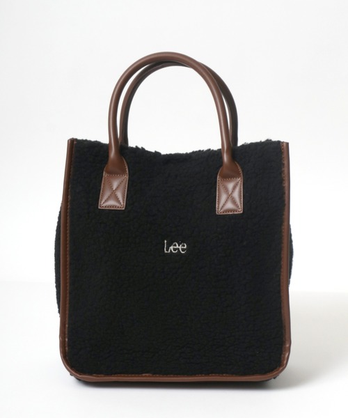 Lee（リー）の「Lee（リー）ボアパイピングトート（ハンドバッグ・レディース・ブラック/オフホワイト/ブラウン系その他/ダークベージュ・FREE）」の12枚目の写真