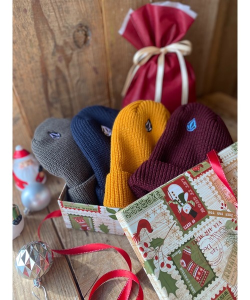VOLCOM（ボルコム）の「【VOLCOM】FULL STONE BEANIE（ニットキャップ/ビーニー・メンズ・グレー系/ネイビー/ブラック/オレンジ系/ブラウン系・O/S）」の17枚目の写真