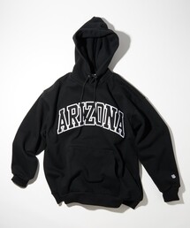 FREAK'S STORE | ワッペン刺繍 アーチロゴ スウェットパーカー/カレッジロゴ/ビックシルエット(パーカー)