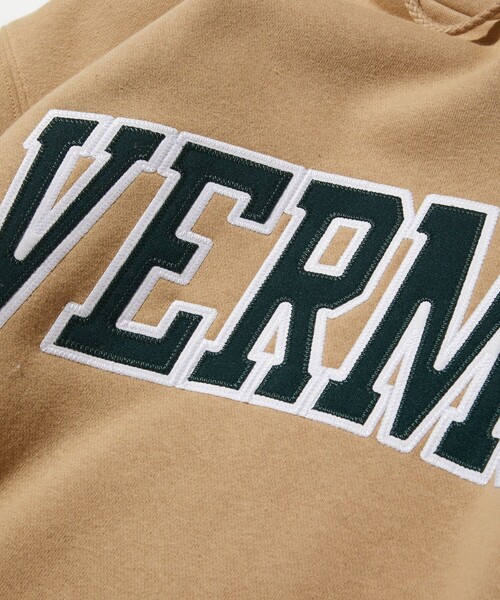 FREAK'S STORE（フリークスストア）の「ワッペン刺繍 アーチロゴ スウェットパーカー/カレッジロゴ/ビックシルエット（パーカー・メンズ・ライトグレー/ベージュ/ネイビー/グレー/レッド/カーキ/モスグリーン/チャコール・SMALL/MEDIUM/LARGE）」の21枚目の写真