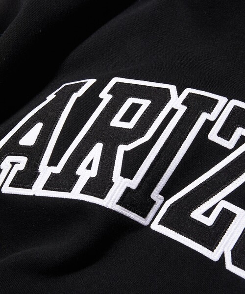 FREAK'S STORE（フリークスストア）の「ワッペン刺繍 アーチロゴ スウェットパーカー/カレッジロゴ/ビックシルエット（パーカー・メンズ・ライトグレー/ベージュ/ネイビー/グレー/レッド/カーキ/モスグリーン/チャコール・SMALL/MEDIUM/LARGE）」の12枚目の写真