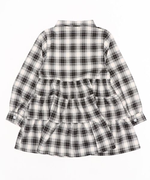 by LOVEiT（バイラビット）の「ティアードワンピース（ワンピース・キッズ・ブラック/ベージュ・120cm/150cm/140cm/130cm/160cm）」の3枚目の写真