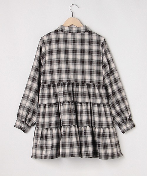 by LOVEiT（バイラビット）の「ティアードワンピース（ワンピース・キッズ・ブラック/ベージュ・120cm/150cm/140cm/130cm/160cm）」の4枚目の写真